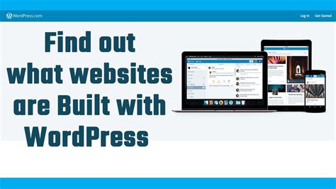 Find out what websites are built with .
